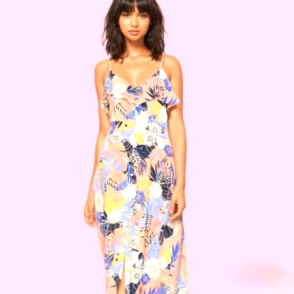 Sanctuary Multicolor Maxi Dress Slipdress for Women , Small/Med